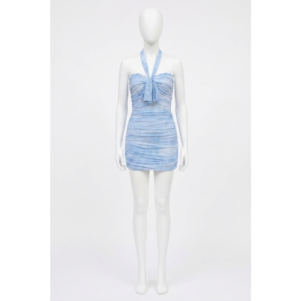 NEW KESTAN scarlett mini dress in blue